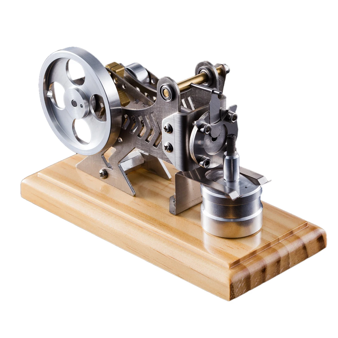 Surwish 1 SET Solid Wood Baseplate DIY All-Metal Vacuum Stirling Engine Stem Steam Model Set DIY Science Gift Valentines 2020
Surwish 1 SET Solid Wood Baseplate DIY All-Metal Vacuum Stirling Engine Stem Steam Model Set DIY Science Gift Valentines 2020