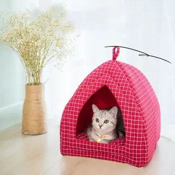 Triangle Lattice Kennel Dual-use Closed Breathable Warm Non-slip Cat Pet Nest High Quality and Brand New
Triangle Lattice Kennel Dual-use Closed Breathable Warm Non-slip Cat Pet Nest High Quality and Brand New