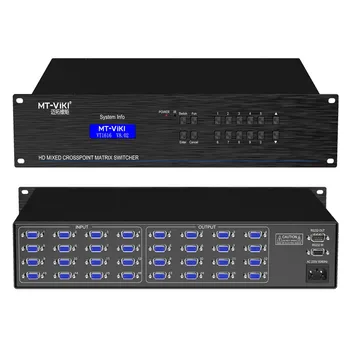 8x8 Professional VGA / Audio Matrix Swicher 8 in 8 out Switch rack DSIP Remote control RS232
8x8 Professional VGA / Audio Matrix Swicher 8 in 8 out Switch rack DSIP Remote control RS232