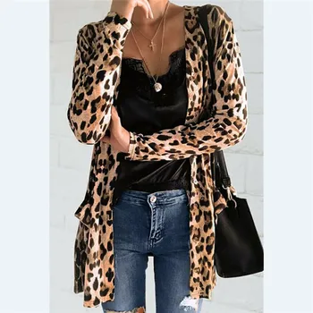 Women's Leopard Print Open Front Jacket Cardigan Blazer suit Tops Coat Outwear
Women's Leopard Print Open Front Jacket Cardigan Blazer suit Tops Coat Outwear