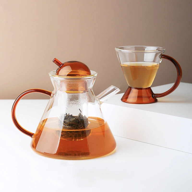 New Tea Cups Set Heat Resistant Glass Tea Water Pot With European Style Coffee Tea Heating Cold Kettle Mug High Quality of Tea
New Tea Cups Set Heat Resistant Glass Tea Water Pot With European Style Coffee Tea Heating Cold Kettle Mug High Quality of Tea