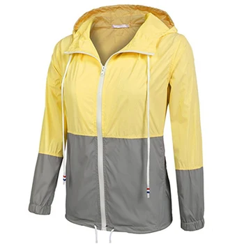 Fashion Women Waterproof Windproof Hooded Coat Ladies Thin Rain Coat Casual Sport Patchwork Jackets Female Abrigo mujer Casaco
Fashion Women Waterproof Windproof Hooded Coat Ladies Thin Rain Coat Casual Sport Patchwork Jackets Female Abrigo mujer Casaco