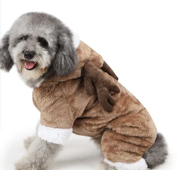 Pet Dog Clothes Winter Double Thick Coat Transformation Red Deer одежда для собак Keep Warm Pet Clothes одежда доя собак ropa
Pet Dog Clothes Winter Double Thick Coat Transformation Red Deer одежда для собак Keep Warm Pet Clothes одежда доя собак ropa