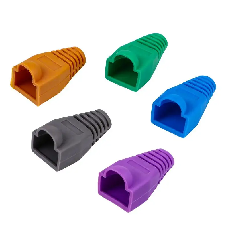 100 Pcs Mixed Color CAT5E CAT6 RJ45 Ethernet Network Cable Strain Relief Boots Cable Connector Plug Cover
100 Pcs Mixed Color CAT5E CAT6 RJ45 Ethernet Network Cable Strain Relief Boots Cable Connector Plug Cover