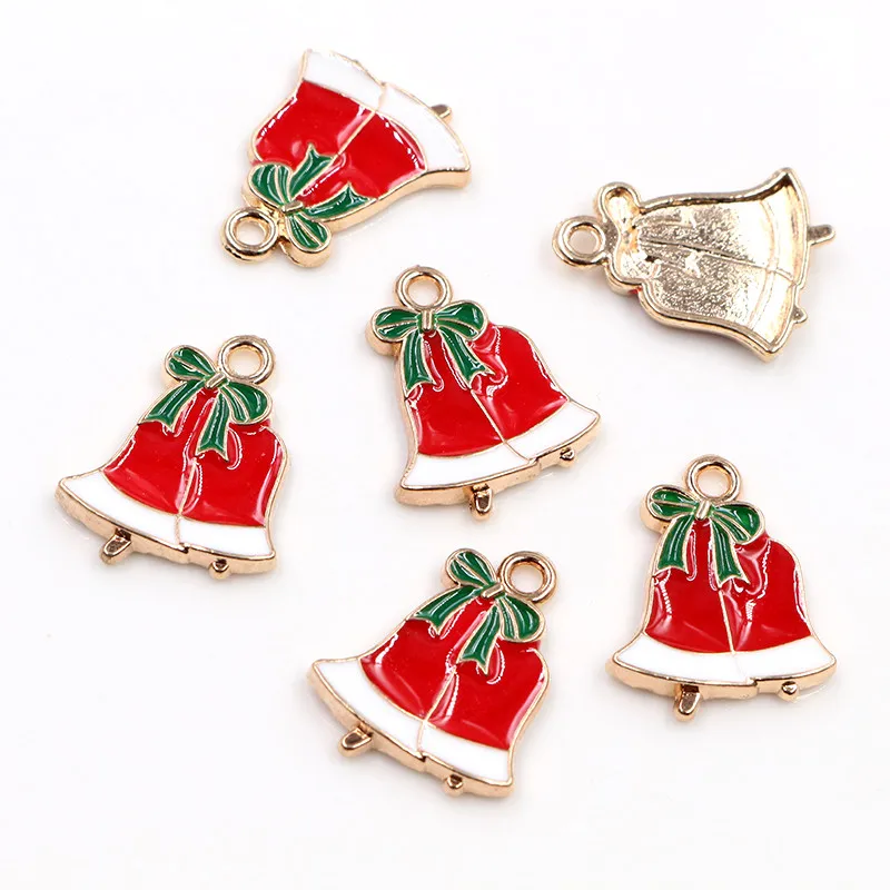 10pcs Enamel Christmas Charm Pendant for DIY Jewelry Making Necklace Bracelet Earring Findings Alloy Craft Jewelry Supplies 10pcs Enamel Christmas Charm Pendant for DIY Jewelry Making Necklace Bracelet Earring Findings Alloy Craft Jewelry Supplies