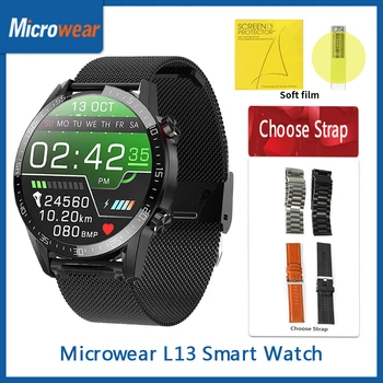 Gift Soft Film Microwear L13 SmartWatch ECG Bluetooth Call IP68 Waterproof Information Sync Heart Rate 1.3 IPS L16 SmartWatch
Gift Soft Film Microwear L13 SmartWatch ECG Bluetooth Call IP68 Waterproof Information Sync Heart Rate 1.3 IPS L16 SmartWatch