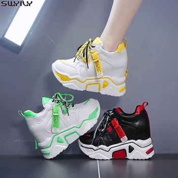SWYIVY PU Wedge Shoes Women Sneakers Platform High Heel Women Casual Shoes 2020 Spring Solid Female Shoes Fashion Ladies Shoe 40
SWYIVY PU Wedge Shoes Women Sneakers Platform High Heel Women Casual Shoes 2020 Spring Solid Female Shoes Fashion Ladies Shoe 40