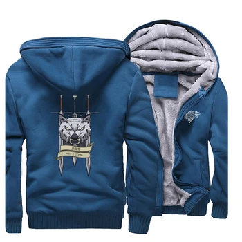 Fashion Game Of Thrones Hoodie House Stark Thicken Jacket Hoodies Men Casual Sportswear Coat Winter Fleece Plus Size Streetwear 
Fashion Game Of Thrones Hoodie House Stark Thicken Jacket Hoodies Men Casual Sportswear Coat Winter Fleece Plus Size Streetwear