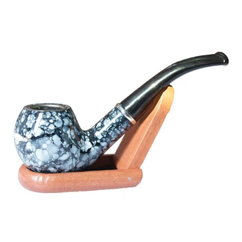 1PC Short Fashion Blue White Marble Design Metal Resin Wood Tobacco Herb Smoking Pipe
1PC Short Fashion Blue White Marble Design Metal Resin Wood Tobacco Herb Smoking Pipe
