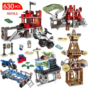 630PCS Military Bricks PUBG WW2 Player Unknown's Battlegrounds Army Soldiers Weapon Building Blocks Toys For Kids
630PCS Military Bricks PUBG WW2 Player Unknown's Battlegrounds Army Soldiers Weapon Building Blocks Toys For Kids