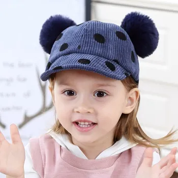 Boutique Supply of Goods Children Cricket-cap Hat Autumn And Winter Men And Women Children ruan yan mao Polka Dot Double Ball Co
Boutique Supply of Goods Children Cricket-cap Hat Autumn And Winter Men And Women Children ruan yan mao Polka Dot Double Ball Co