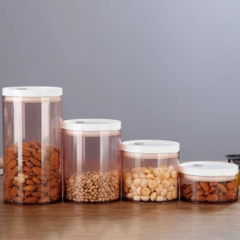 4Pcs Food Storage Box Clear Container Set with Pour Lids Kitchen Food Sealed Snacks Dried Fruit Grain Coffee Bean Tank Storage C
4Pcs Food Storage Box Clear Container Set with Pour Lids Kitchen Food Sealed Snacks Dried Fruit Grain Coffee Bean Tank Storage C