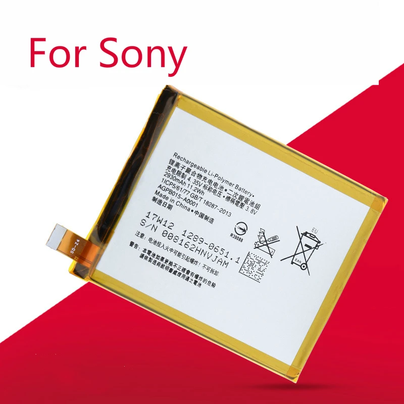 OEM Customized Mobile Phone Battery AGPB015-A0001 Customized for Wholesale C5 ULTRA for Sony Mobile Phone Battery
OEM Customized Mobile Phone Battery AGPB015-A0001 Customized for Wholesale C5 ULTRA for Sony Mobile Phone Battery
