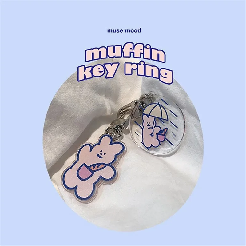 Korean Cartoon Rabbit Key Buckle Circular Key Chain Student Backpack AirPods Diy Decorative Pendant Accessories Key Management
Korean Cartoon Rabbit Key Buckle Circular Key Chain Student Backpack AirPods Diy Decorative Pendant Accessories Key Management
