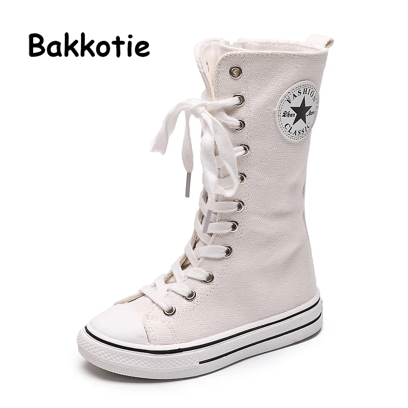 Bakkotie 2019 детские осенние модные ботинки для маленьких девочек новые белые