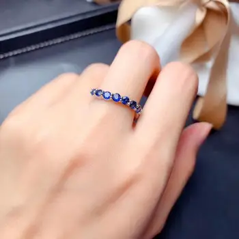 925 Sterling Silver 100% Natural And Real Sapphire Gemstone Wedding Engagement Rings for Women Fine Jewelry Gift Wholesale 
925 Sterling Silver 100% Natural And Real Sapphire Gemstone Wedding Engagement Rings for Women Fine Jewelry Gift Wholesale