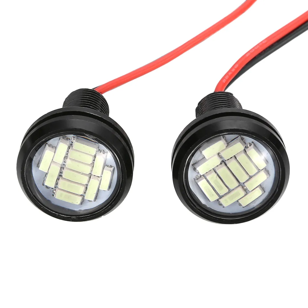 2Pcs/set 3V-12V LED 2W Front Light Headlight Spotlight Blue White Front Lights For 1:10 RC Car Accessories