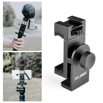 Aluminum Microphone Phone Bracket Tripod Clip Holder Clamp Phone Mount With Cold Shoe for Microphone LED Video Light Vlog Tripod
Aluminum Microphone Phone Bracket Tripod Clip Holder Clamp Phone Mount With Cold Shoe for Microphone LED Video Light Vlog Tripod