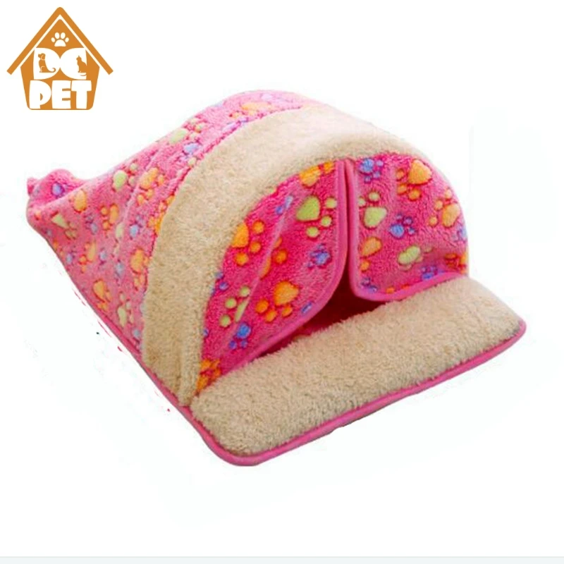 

Pet Dog Bed washable Warming Dog House Soft Material Pet Nest all seasons Nest Kennel For Cat Puppy cat nest with curtain