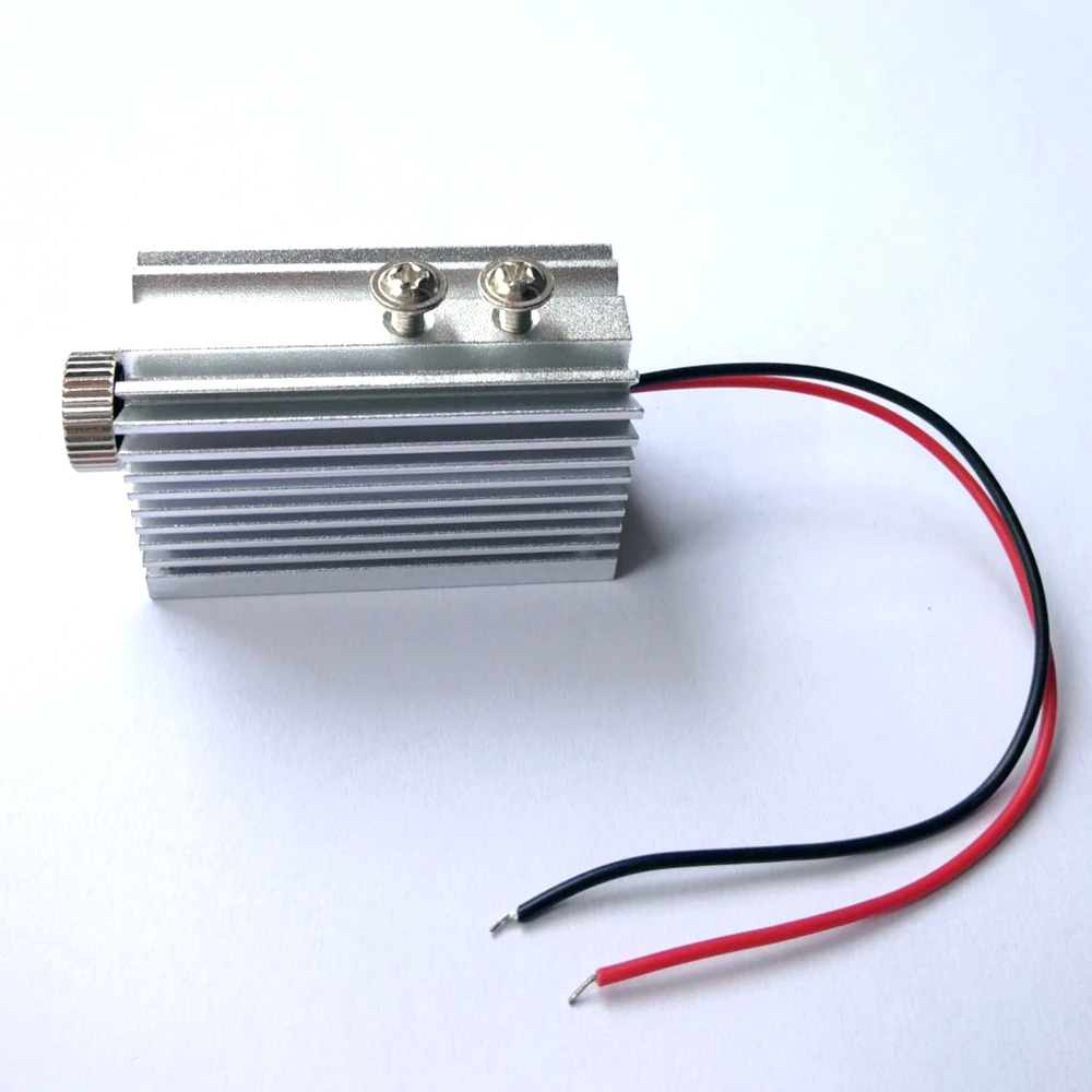 Focusable 10mW 405nm Violet/Purple Blue Line Laser Diode Module DC3V-5V Lazers w Silver Heatsink
Focusable 10mW 405nm Violet/Purple Blue Line Laser Diode Module DC3V-5V Lazers w Silver Heatsink