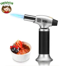 Blow Torch lighter Chef Cooking Torch Filled Flame lighter Safety lock for Steak Creme Brulee Baking Christmas Kitchen Tools
Blow Torch lighter Chef Cooking Torch Filled Flame lighter Safety lock for Steak Creme Brulee Baking Christmas Kitchen Tools