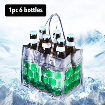 1pc 6 Bottles 350ml Environmental Protection PVC Wine Bottle Refrigerating Cooler Ice Pack 4 Sides Can Be Filled
1pc 6 Bottles 350ml Environmental Protection PVC Wine Bottle Refrigerating Cooler Ice Pack 4 Sides Can Be Filled