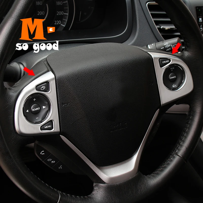 2012 2013 2014 2015 2016 For Honda CRV CR-V Steering Wheel Cover Trim Shiny Strip ABS Matte Auto Interior Moulding Accessories
2012 2013 2014 2015 2016 For Honda CRV CR-V Steering Wheel Cover Trim Shiny Strip ABS Matte Auto Interior Moulding Accessories