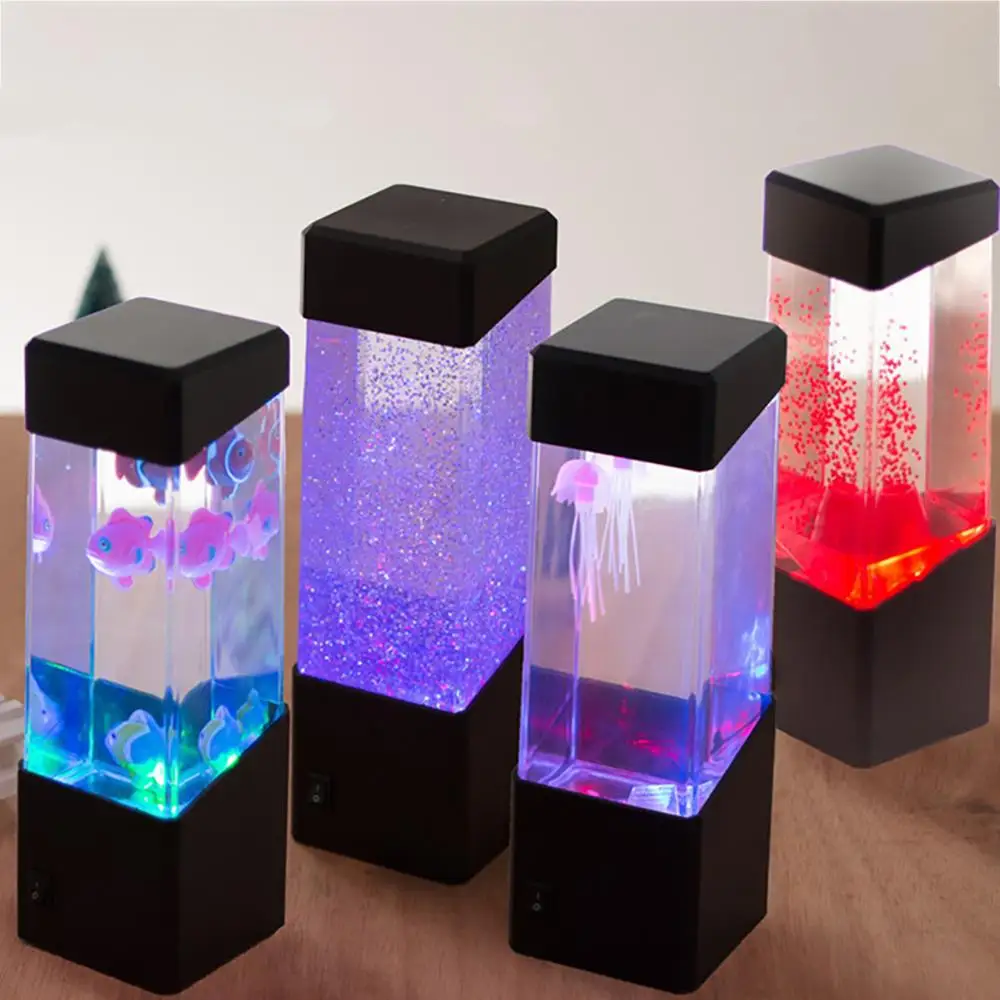 Desktop Colorful LED Jellyfish Night Light Explosion Home Decoration Volcano Light Creative Atmosphere Light
Desktop Colorful LED Jellyfish Night Light Explosion Home Decoration Volcano Light Creative Atmosphere Light