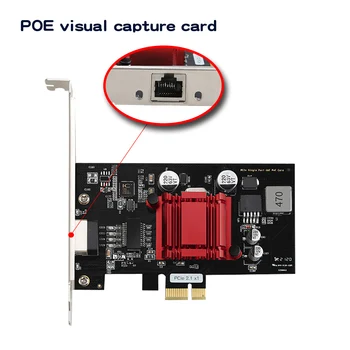 POE PCI-E Network Card Gigabit Ethernet POE RJ45 Network Controller 1000Mbps Used for poe camera/vision camera Desktop PC Latest
POE PCI-E Network Card Gigabit Ethernet POE RJ45 Network Controller 1000Mbps Used for poe camera/vision camera Desktop PC Latest