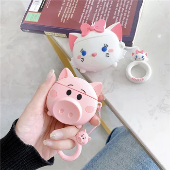 Cute Mary Cat Earphones Case Box For Airpods 2 1 Silicone Headphone Cover Lanyard Cartoon Pig Portable Storage Bag Accessories
Cute Mary Cat Earphones Case Box For Airpods 2 1 Silicone Headphone Cover Lanyard Cartoon Pig Portable Storage Bag Accessories