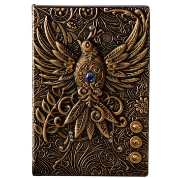 Writing Pads Hardcover Retro Journal Diary Notebook Embossed Home Gift School PU Cover Travel Handcraft Phoenix 
Writing Pads Hardcover Retro Journal Diary Notebook Embossed Home Gift School PU Cover Travel Handcraft Phoenix