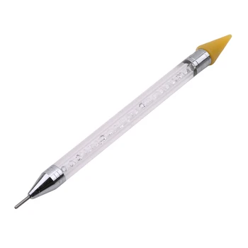 1Pc Silver Rhinestone Nail Dotting Tool Double Different Head Dotting Pen Tips Beads Picker Wax Pencil Handle Manicure Tool
1Pc Silver Rhinestone Nail Dotting Tool Double Different Head Dotting Pen Tips Beads Picker Wax Pencil Handle Manicure Tool