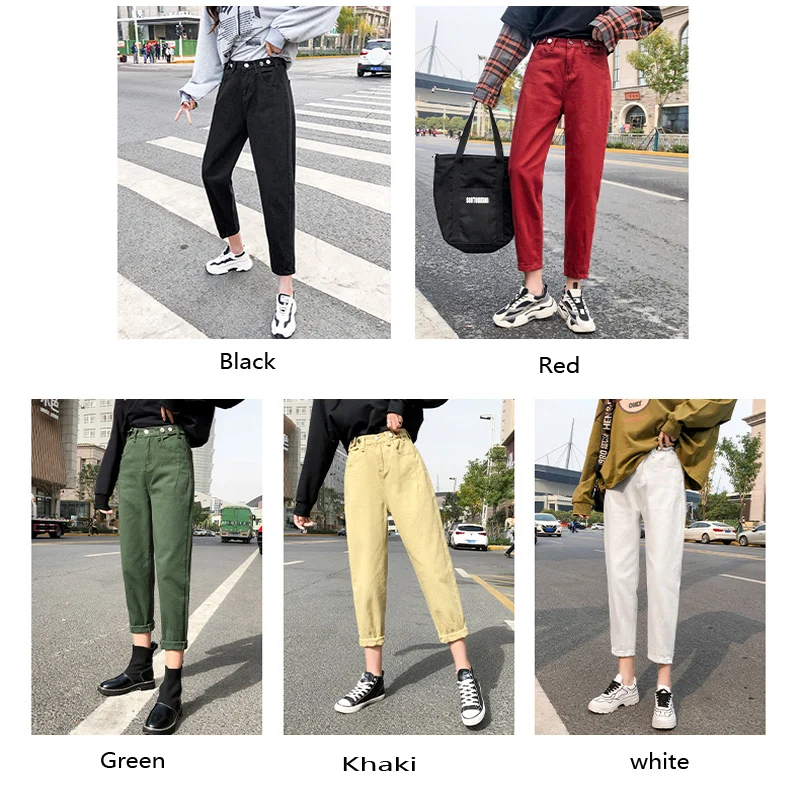 Spring and summer Fashion Women Washed Jeans Korean Simple Joker Ankle Pants lovely Retro Little pants Elegant versatile Cotton
Spring and summer Fashion Women Washed Jeans Korean Simple Joker Ankle Pants lovely Retro Little pants Elegant versatile Cotton