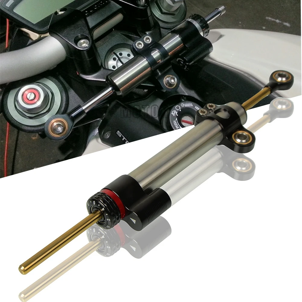 Universal Motorcycle Adjustable Steering Damper Stabilizer For Yamaha MT 10 MT-10 MT 07 MT-07 MT07 MT09 MT 09 MT-09 FZ 09 FZ 07
Universal Motorcycle Adjustable Steering Damper Stabilizer For Yamaha MT 10 MT-10 MT 07 MT-07 MT07 MT09 MT 09 MT-09 FZ 09 FZ 07