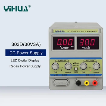 YIHUA 303D 30V3A Laboratory Test Power Supply Adjustable Double LED Digital Display Voltage Regulator Linear DC Power Supply
YIHUA 303D 30V3A Laboratory Test Power Supply Adjustable Double LED Digital Display Voltage Regulator Linear DC Power Supply
