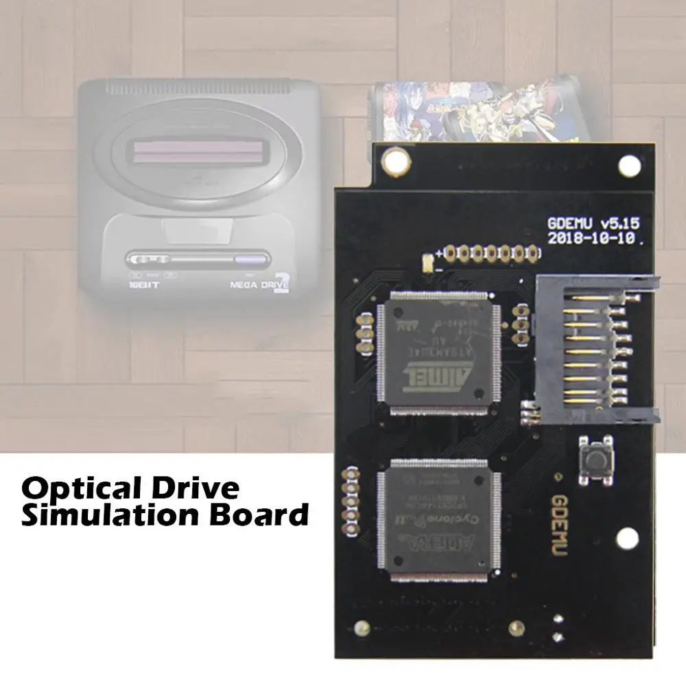 Optical Drive Simulation Board for SEGA DC Game Machine GDEMU Dreamcast V5.15b/V5.15/V5.5 50SEP03
Optical Drive Simulation Board for SEGA DC Game Machine GDEMU Dreamcast V5.15b/V5.15/V5.5 50SEP03