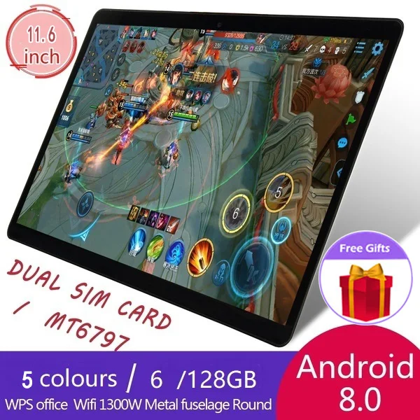 Popular 6G+128G Android 8.1 Smart Tablet 2560*1600 IPS 10-inch Screen Ten Core 4G Network WiFi Tablet Dual SIM Dual Camera
Popular 6G+128G Android 8.1 Smart Tablet 2560*1600 IPS 10-inch Screen Ten Core 4G Network WiFi Tablet Dual SIM Dual Camera