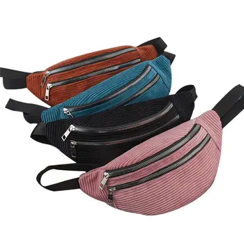 Fashion Corduroy Waist Bag Double zipper Multifunction Casual Close Double Zipper Flannel Travel Money Phone Belt Bags
Fashion Corduroy Waist Bag Double zipper Multifunction Casual Close Double Zipper Flannel Travel Money Phone Belt Bags