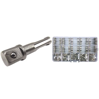 3 Pcs 2Pit 2 Slots SDS Round Shank Convert Shank Socket Extension Bar with 250Pcs Blow Glass Tube Fuse Assorted Kit
3 Pcs 2Pit 2 Slots SDS Round Shank Convert Shank Socket Extension Bar with 250Pcs Blow Glass Tube Fuse Assorted Kit