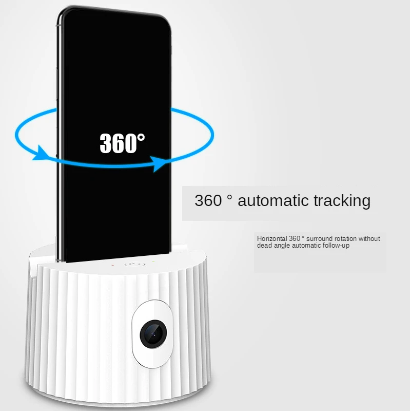 

Phone Desk Holder Smart Follow-up Pan/tilt Live Streaming Artifact Face Recognition Follow Vlog Camera Phone Stabilizer Bracket