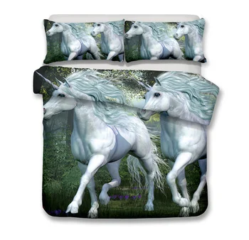 New Drop Shipping 3D Digital Printing Animals Bedding Set 100% Microfiber Pink Queen king size Rainbow Unicorn Fairytale
New Drop Shipping 3D Digital Printing Animals Bedding Set 100% Microfiber Pink Queen king size Rainbow Unicorn Fairytale