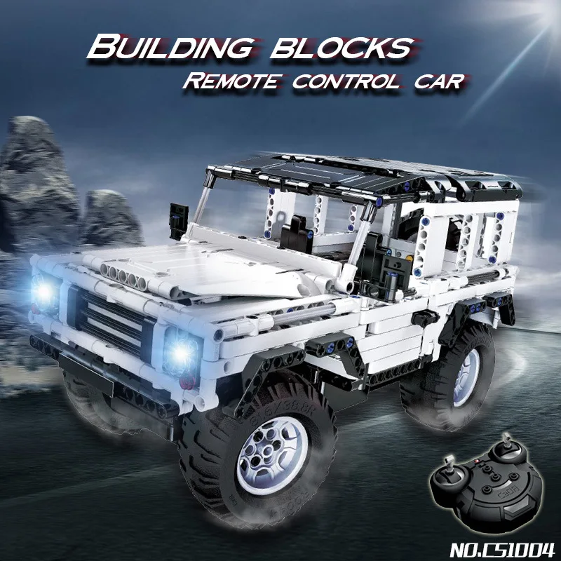 RC Car SUV Building Blocks C51004 DIY Build Block Cars Brick DIY Assemble Remote Control Cross Country OFF-LOAD Vehicle Toys
RC Car SUV Building Blocks C51004 DIY Build Block Cars Brick DIY Assemble Remote Control Cross Country OFF-LOAD Vehicle Toys