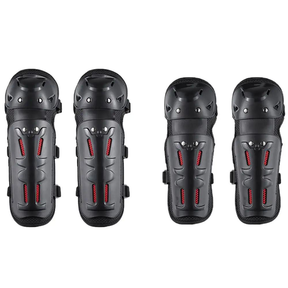 4Pcs Motorcycle Knee Shin Guard Pads Adjustable Size Knee Pad Protector Armor for Motorcycle Cycling Racing
4Pcs Motorcycle Knee Shin Guard Pads Adjustable Size Knee Pad Protector Armor for Motorcycle Cycling Racing