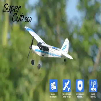 VolanteX Super Cub 500 761-3 500mm Wingspan Beginner Self-stabilizing Stunt RC Airplane Fixed Wing with 6-Axis Gyro System RTF 
VolanteX Super Cub 500 761-3 500mm Wingspan Beginner Self-stabilizing Stunt RC Airplane Fixed Wing with 6-Axis Gyro System RTF