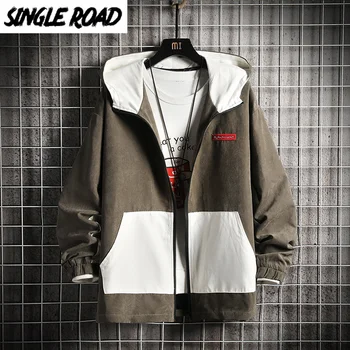 SingleRoad Mens Hooded Jacket Men 2020 Khaki Patchwork Windbreaker Coat Korean Style Hip Hop Japanese Streetwear Jackets For Men
SingleRoad Mens Hooded Jacket Men 2020 Khaki Patchwork Windbreaker Coat Korean Style Hip Hop Japanese Streetwear Jackets For Men