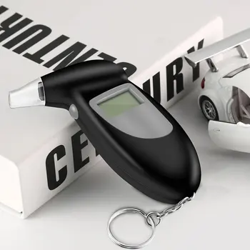 Digital Alcohol Breath Tester Breathalyzer Analyzer Detector Test Keychain Breathalizer Breathalyser Device LCD Display
Digital Alcohol Breath Tester Breathalyzer Analyzer Detector Test Keychain Breathalizer Breathalyser Device LCD Display