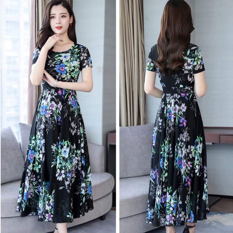 Hot Sale 2019 Vintage Print Chiffon Boho Maxi Sundress Plus Size Beach Vacation Summer Dresses Elegant Women Party Vestidos
Hot Sale 2019 Vintage Print Chiffon Boho Maxi Sundress Plus Size Beach Vacation Summer Dresses Elegant Women Party Vestidos