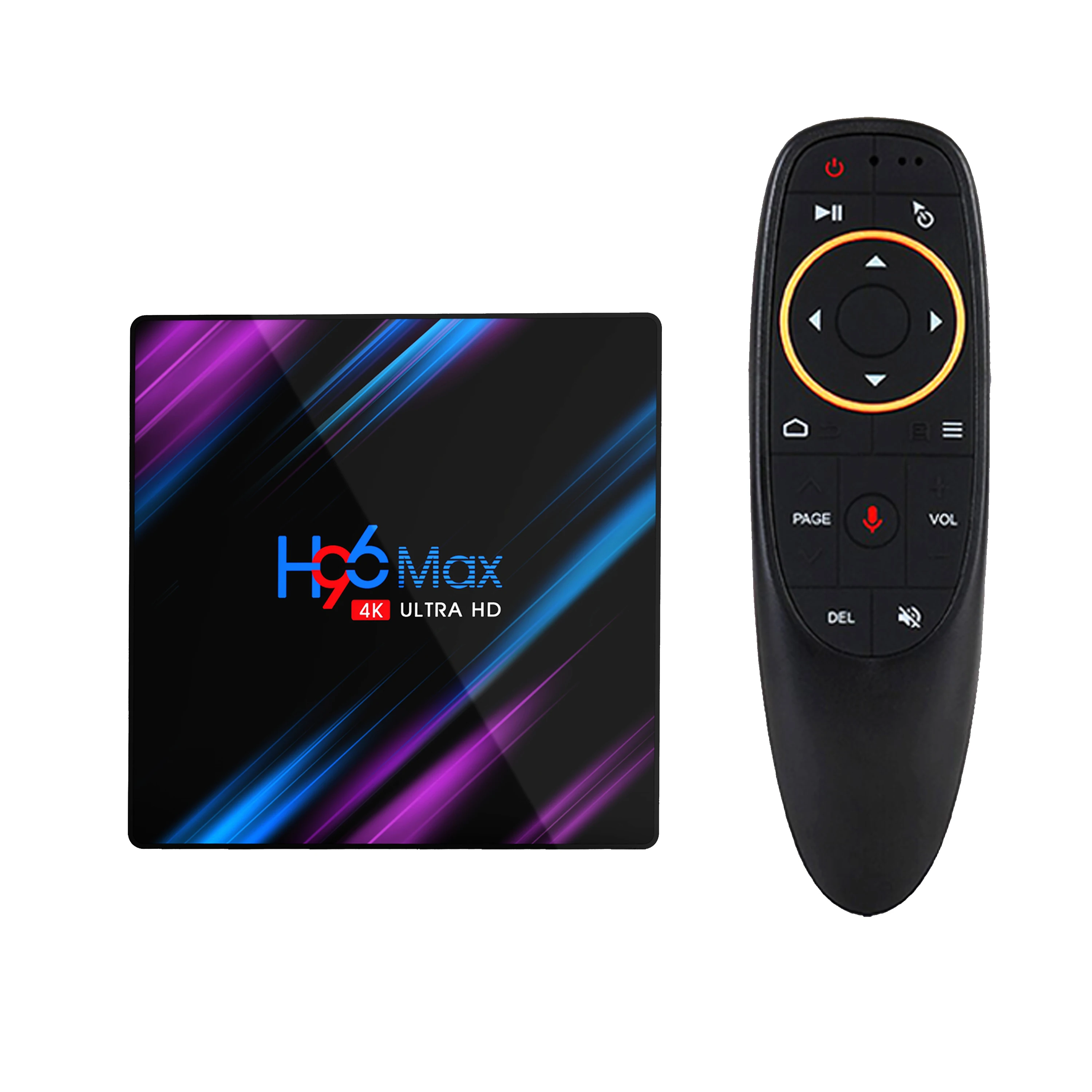New Arrival Android 9.0 TV Box H96 MAX 3318 Rockchip RK3318 Quad Core RAM 4GB ROM 64GB Dual Wifi 2.4G/5G BT4.0 Smart Set Top Box 
New Arrival Android 9.0 TV Box H96 MAX 3318 Rockchip RK3318 Quad Core RAM 4GB ROM 64GB Dual Wifi 2.4G/5G BT4.0 Smart Set Top Box
