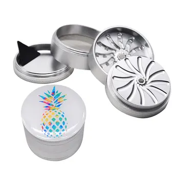 4-Layer Aviation Aluminum Herb Grinder with Rotating Blade Teeth 63mm Metal Tobacco Crusher Pollen Catcher Smoking Accessories
4-Layer Aviation Aluminum Herb Grinder with Rotating Blade Teeth 63mm Metal Tobacco Crusher Pollen Catcher Smoking Accessories