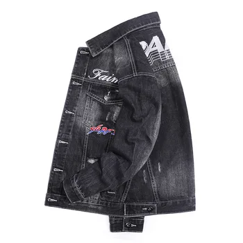 Man Jacket 2020 Spring Retro Style Personality Hole Street Trend Vogue Jacket Button Regular Male Pocket Jacket Mens Jackets
Man Jacket 2020 Spring Retro Style Personality Hole Street Trend Vogue Jacket Button Regular Male Pocket Jacket Mens Jackets